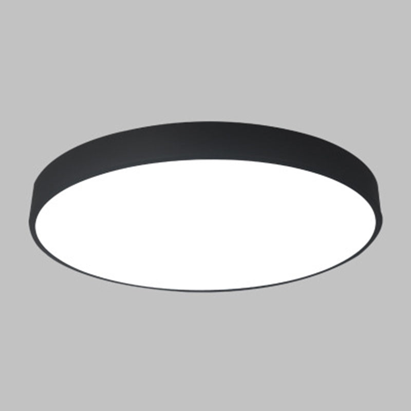Nordic Style Metal Flush Mount Ceiling Lamp Round Shape LED Flush Mount Lighting for Bedroom