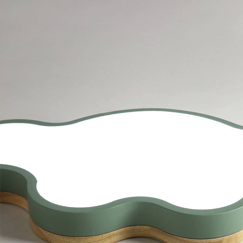 Scandinavische stijl metalen inbouw plafondlamp wolkvorm LED inbouwverlichting voor kinderslaapkamer