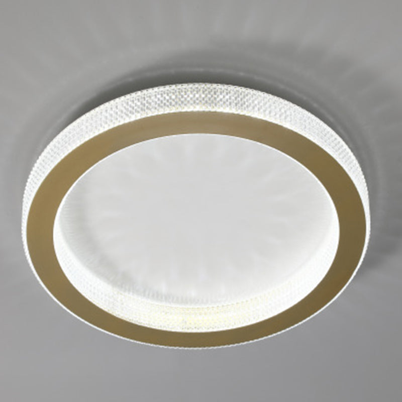 Minimalistische geometrisch gevormde plafondlamp van acryl woonkamer LED-inbouwlamp in goud