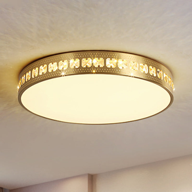 Minimalistische geometrisch gevormde plafondlamp van acryl woonkamer LED-inbouwlamp in goud