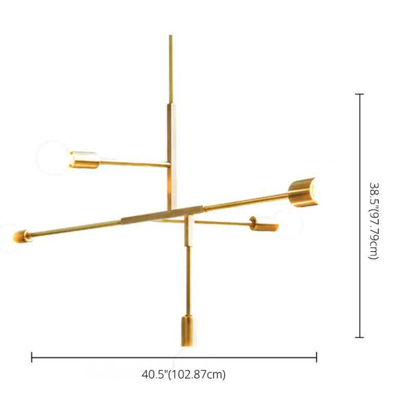 Moderno lampadario minimalista lineare lampadario vetro bianco molecolare 5 lampadario soffitto leggero