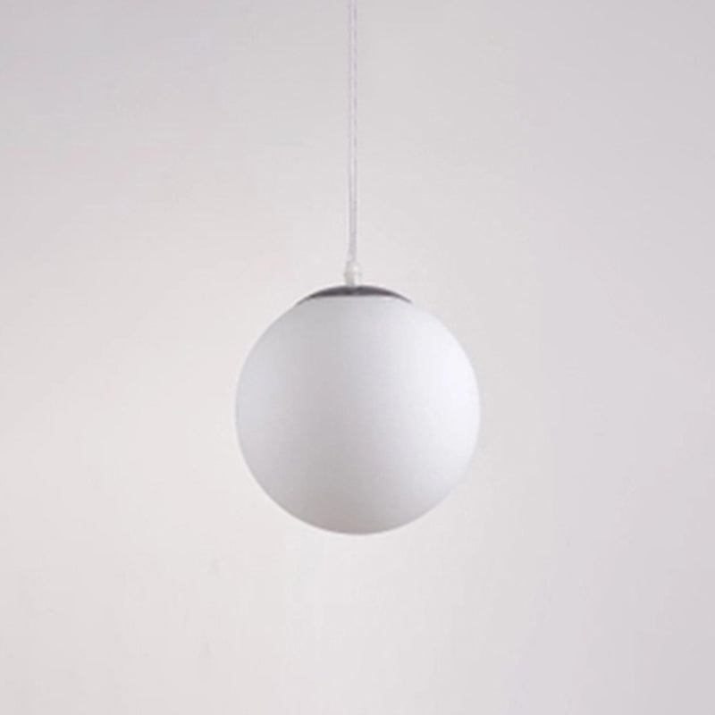 Globe Hanging Pendant Light Modern Simple Glass Pendant Light Fixtures for Restaurant