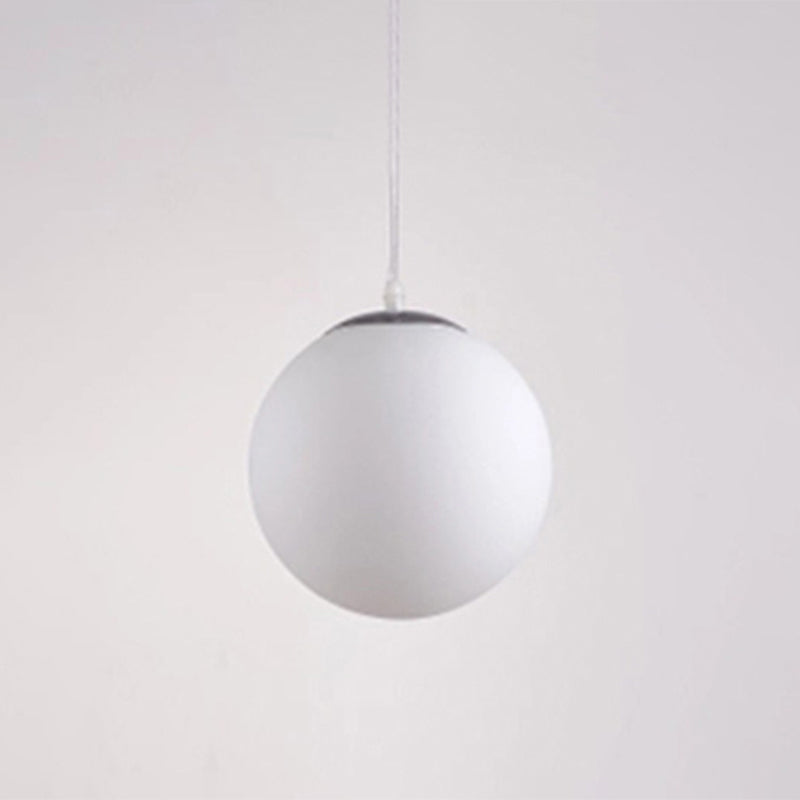 Globe Hanging Pendant Light Modern Simple Glass Pendant Light Fixtures for Restaurant