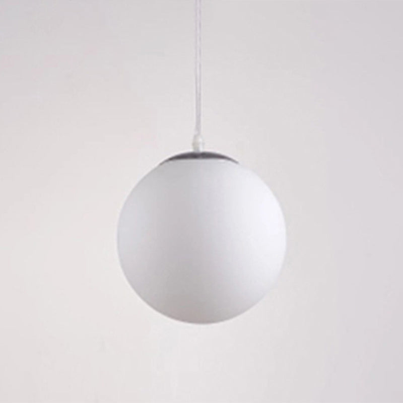 Globe Hanging Pendant Light Modern Simple Glass Pendant Light Fixtures for Restaurant