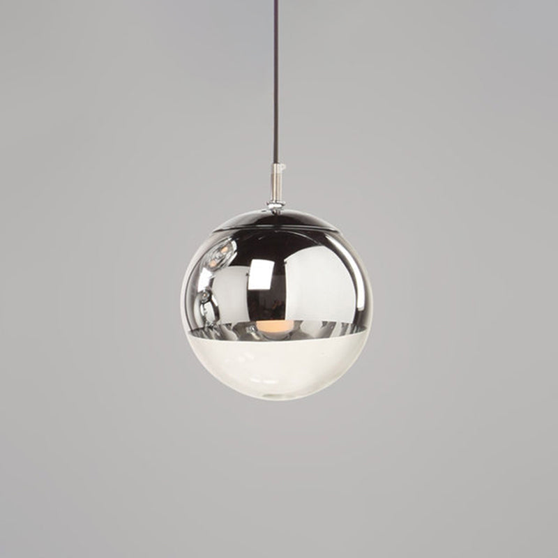 Globe Hanging Pendant Light Modern Simple Glass Pendant Light Fixtures for Restaurant