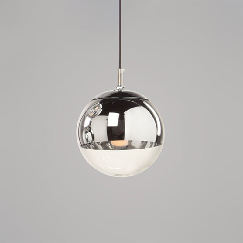 Globe Hanging Pendant Light Modern Simple Glass Pendant Light Fixtures for Restaurant