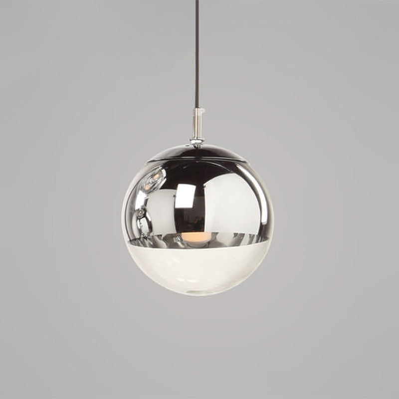 Globe Hanging Pendant Light Modern Simple Glass Pendant Light Fixtures for Restaurant