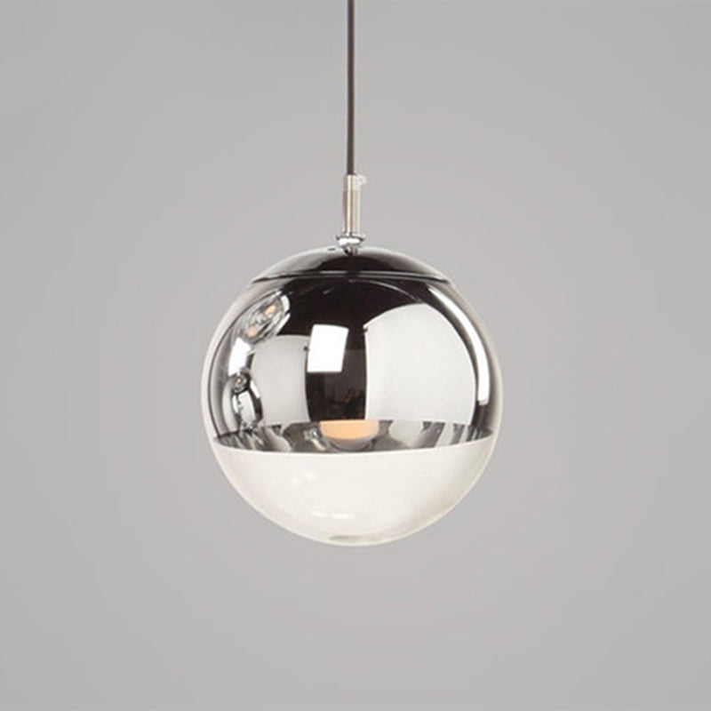 Globe Hanging Pendant Light Modern Simple Glass Pendant Light Fixtures for Restaurant