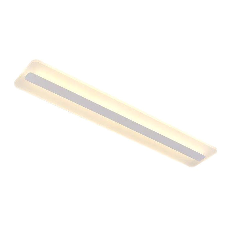 Acryl lineaire inbouw plafondlamp Minimalistisch LED wit plafondgemonteerd licht