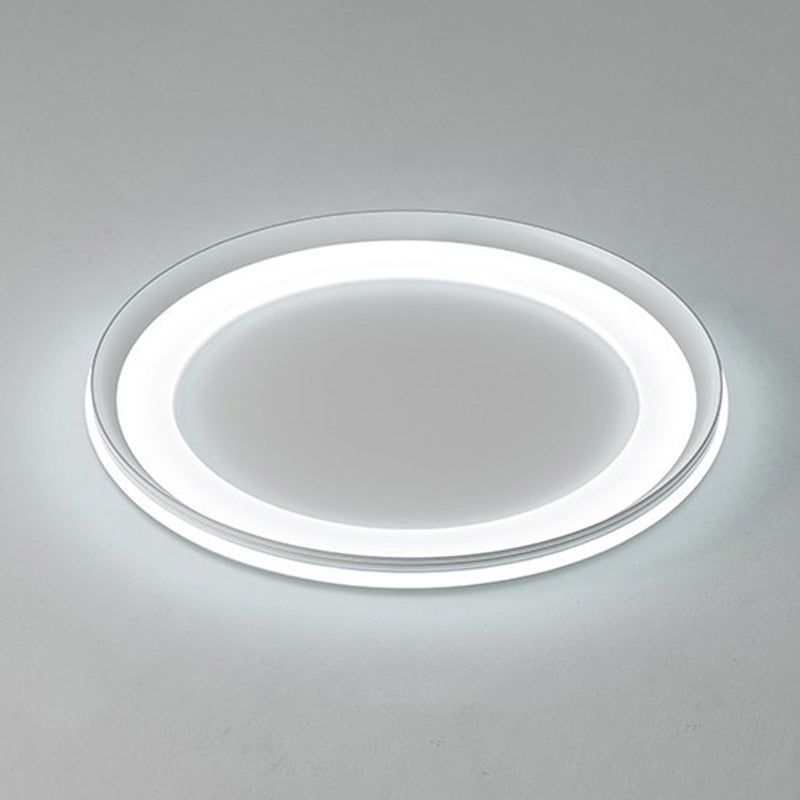 LED slaapkamer dicht bij plafond verlichting minimalistische stijl flush mount lamp met Circle Metal Shade