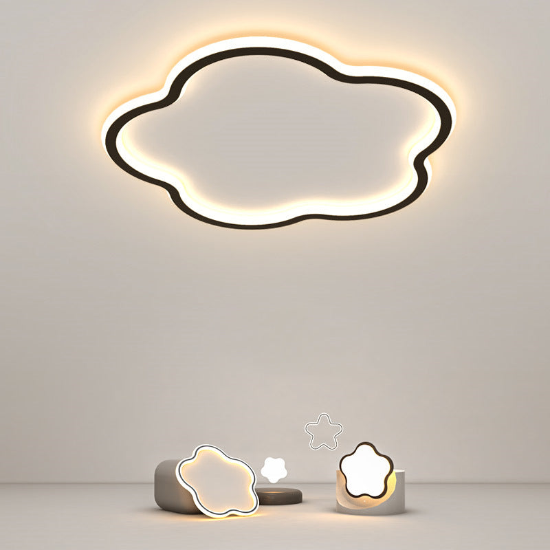 Bloem Slaapkamer Plafondlamp Metaal LED Modern Dicht bij het plafond Verlichtingsarmatuur