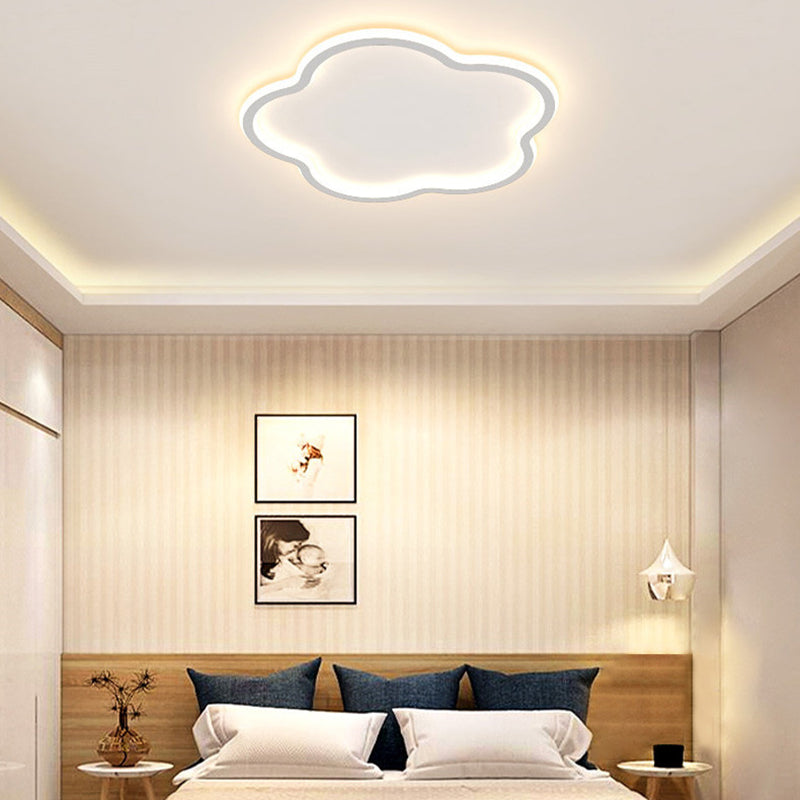 Bloem Slaapkamer Plafondlamp Metaal LED Modern Dicht bij het plafond Verlichtingsarmatuur