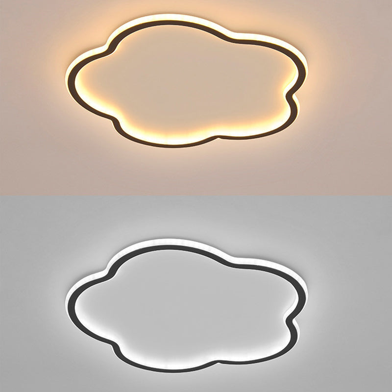 Bloem Slaapkamer Plafondlamp Metaal LED Modern Dicht bij het plafond Verlichtingsarmatuur