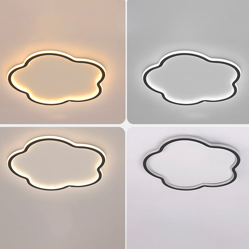 Bloem Slaapkamer Plafondlamp Metaal LED Modern Dicht bij het plafond Verlichtingsarmatuur