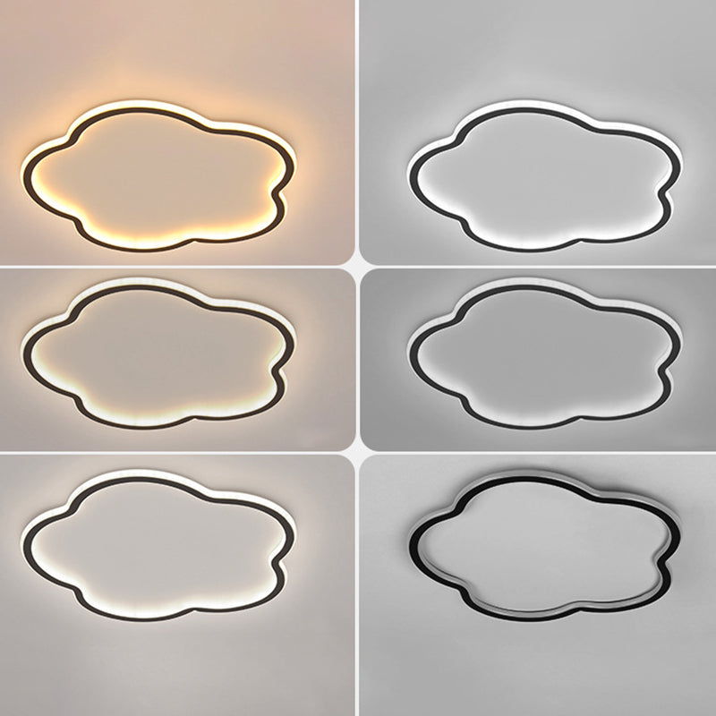 Bloem Slaapkamer Plafondlamp Metaal LED Modern Dicht bij het plafond Verlichtingsarmatuur