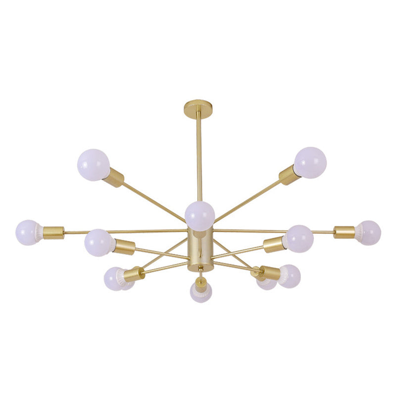 Molecular Branches Suspension Light Nordic Style Open Bulbs Metal Chandelier Light for Bedroom