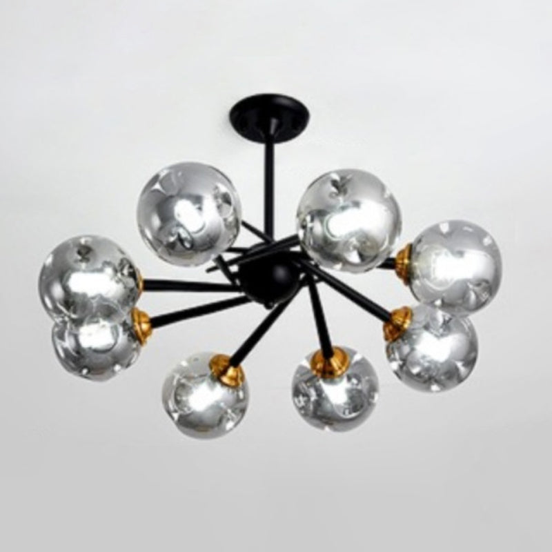 Spherical Chandelier Pendant Light Modern Style Glass Chandelier Lighting Fixture