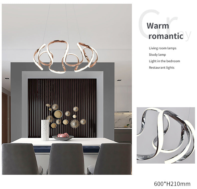 Accendere la lampada appesa alla lampadina a LED moderna Led Illuminazione per sala da pranzo