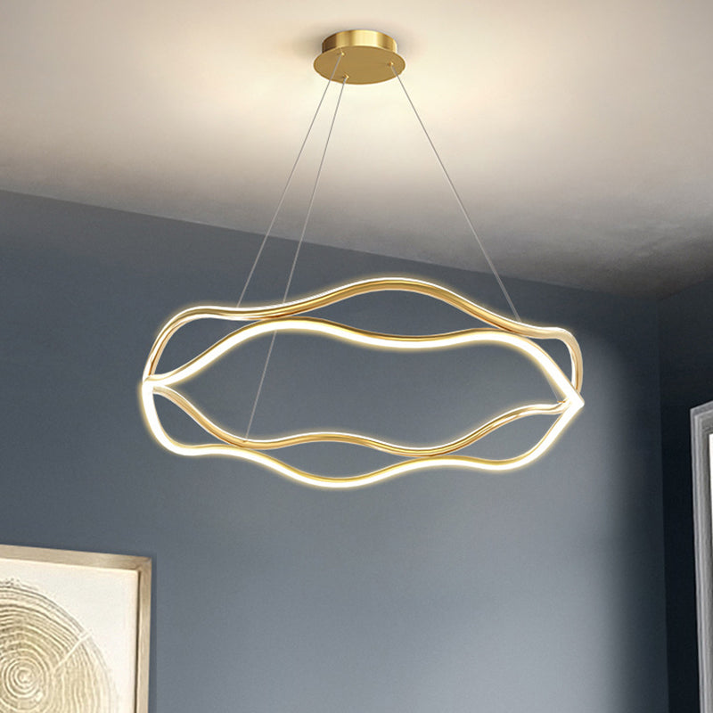 Weaving Wohnzimmer Kronleuchter Lampe Metall Einfachheitstil Kronleuchter Beleuchtung