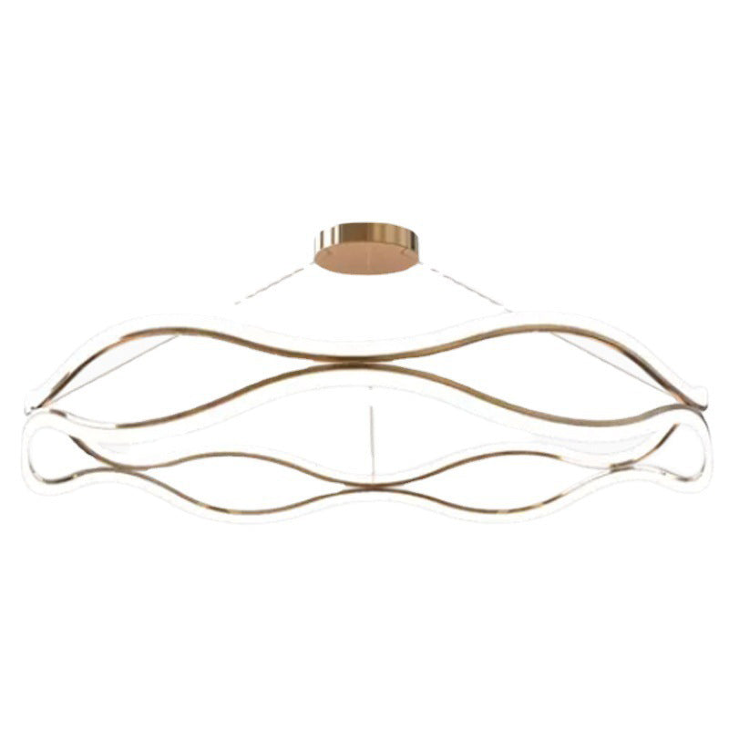 Weaving Wohnzimmer Kronleuchter Lampe Metall Einfachheitstil Kronleuchter Beleuchtung