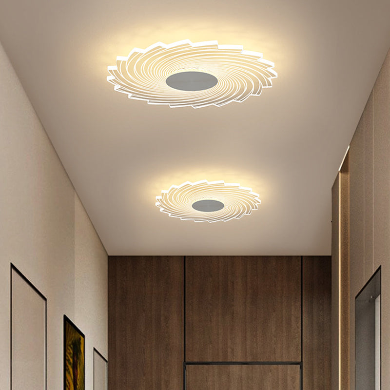 Ultrathin Acrilico Flush Mount Light Minimalista LED Clear Flushmount per Hallway