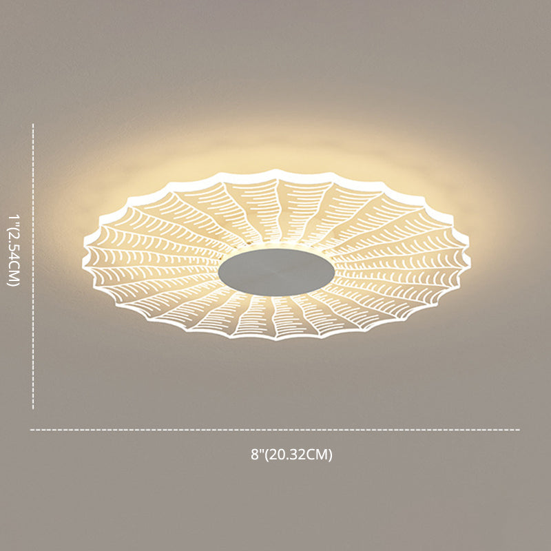 Ultrathin Acrilico Flush Mount Light Minimalista LED Clear Flushmount per Hallway