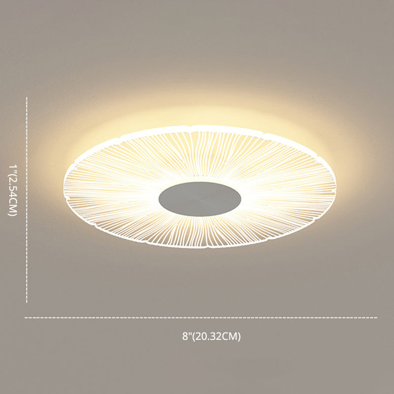 Ultrathin Acrilico Flush Mount Light Minimalista LED Clear Flushmount per Hallway