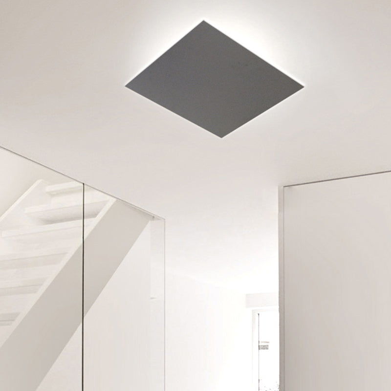 Artistic Nordic Square Flush Mount Lighting Metal Living Room LED Ceiling Flush Light Fixture