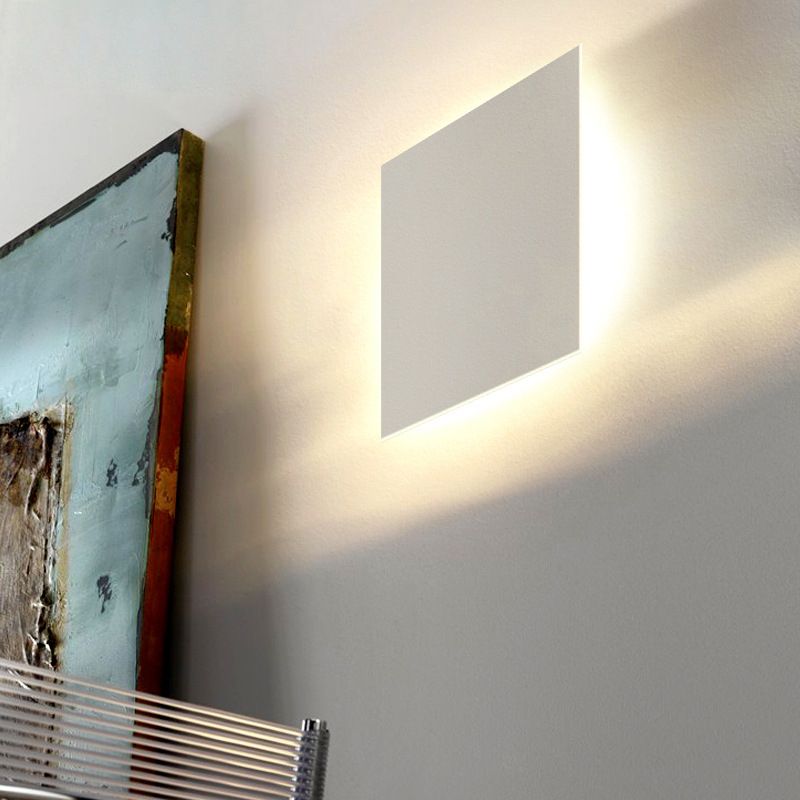 Artistic Nordic Square Flush Mount Lighting Metal Living Room LED Ceiling Flush Light Fixture