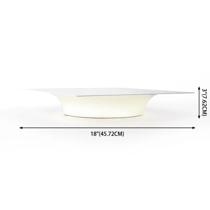 Artistic Nordic Square Flush Mount Lighting Metal Living Room LED Ceiling Flush Light Fixture