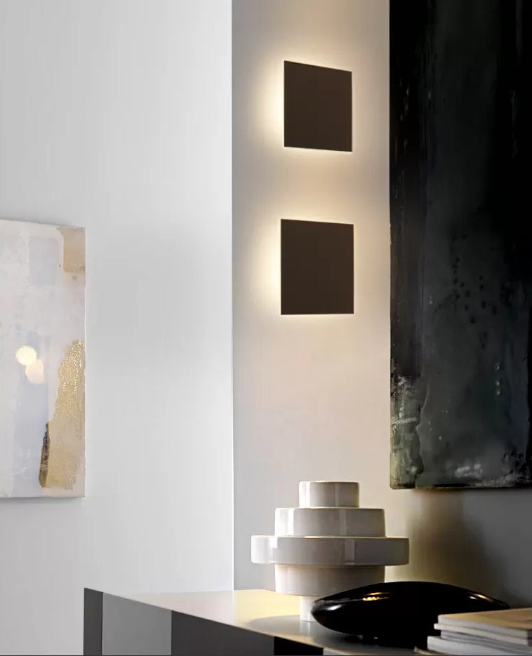 Artistic Nordic Square Flush Mount Lighting Metal Living Room LED Ceiling Flush Light Fixture