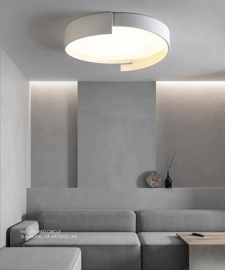 Rotonda LED Soffitto Luce Fissaggio Macaron Acrilico Camera Scarico Montaggio Illuminazione