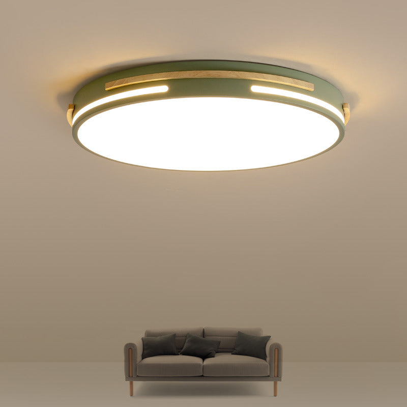 Schlafzimmer Deckenmontierte Lampe Nordic LED Flush Mount Licht mit Trommel Acryl Shade