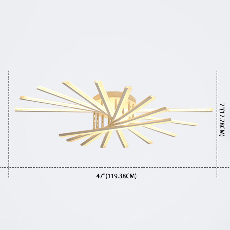 Sputnik LED LED Flush Chandelier MODER