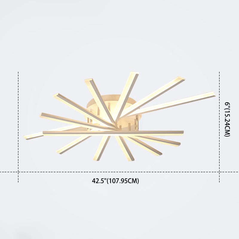 Sputnik LED LED Flush Chandelier MODER