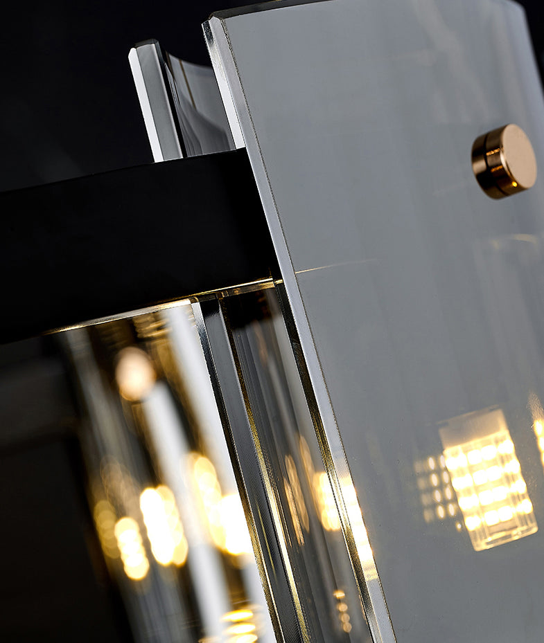 Post Modern Style Tile-shaped Glass Island Light Art Decorative Island Pendant Lamp for Kitchen Bar