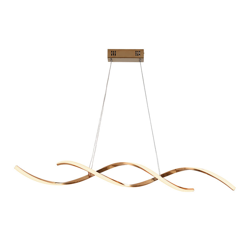 Lumo a pendente a sospensione a sospensione a spirale Light Minimalist LED PENDANT PROVA per sala da pranzo