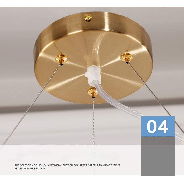 Molecule Island Lighting Fixture Nordic Style Glass Gold Island Chandelier Light