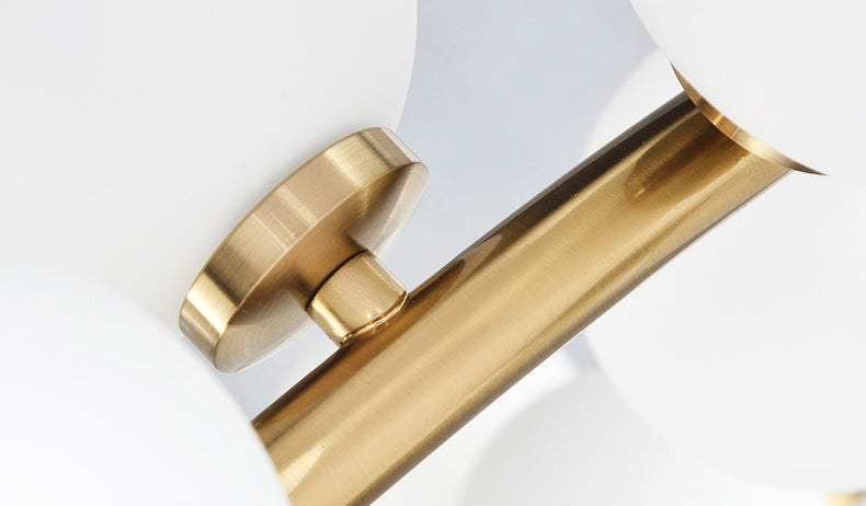 Bubble Island Pendant Light Minimalist Glass Dinning Room Hanging Ceiling Light in Gold