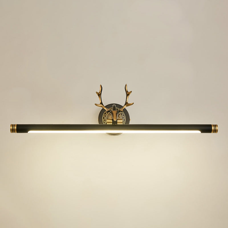 Lampe à vanité linéaire armée American Style Copper Single Vanity Light