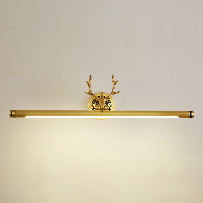 Lampe à vanité linéaire armée American Style Copper Single Vanity Light