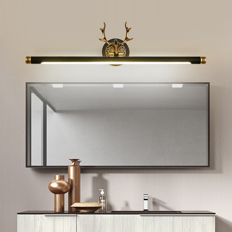 Lampe à vanité linéaire armée American Style Copper Single Vanity Light