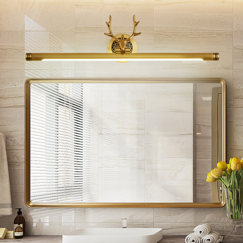 Lampe à vanité linéaire armée American Style Copper Single Vanity Light