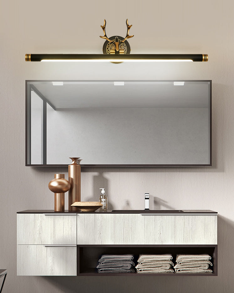 Lampe à vanité linéaire armée American Style Copper Single Vanity Light