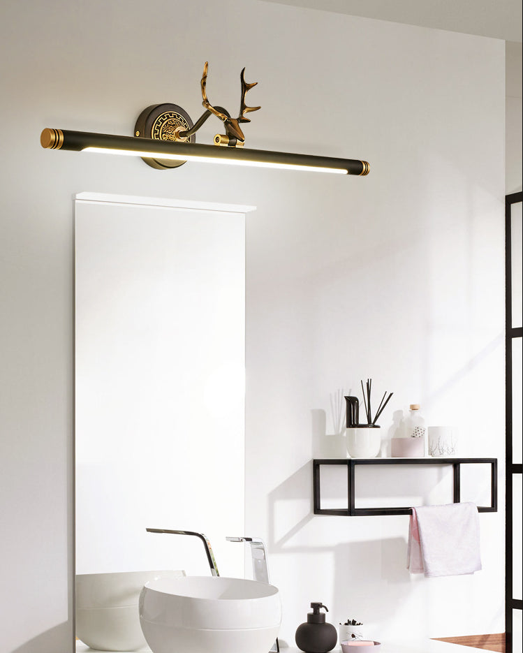 Lampe à vanité linéaire armée American Style Copper Single Vanity Light