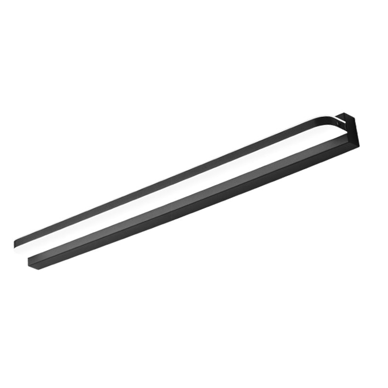 Ultradunne ijdelheid wandlampen moderne minimalistische stijl roestvrijstalen enkele ijdelheid lamp