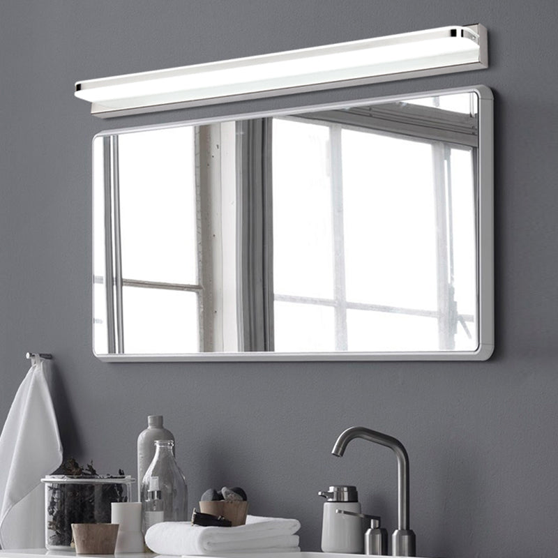 Ultradunne ijdelheid wandlampen moderne minimalistische stijl roestvrijstalen enkele ijdelheid lamp