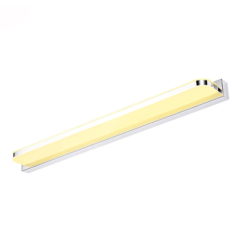 Ultradunne ijdelheid wandlampen moderne minimalistische stijl roestvrijstalen enkele ijdelheid lamp