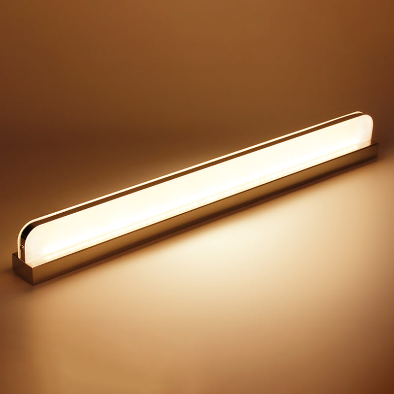 Ultradunne ijdelheid wandlampen moderne minimalistische stijl roestvrijstalen enkele ijdelheid lamp