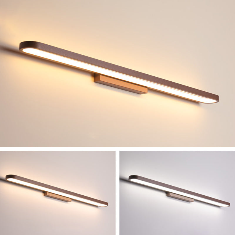 Modern Minimalist Style Rectangular Vanity Wall Lights Acrylic Single Vanity Lamp